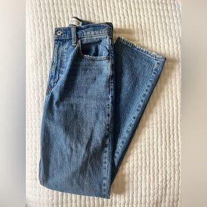 Abercrombie & Fitch the 90s straight ultra high rise